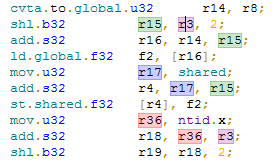 Highlighting feature